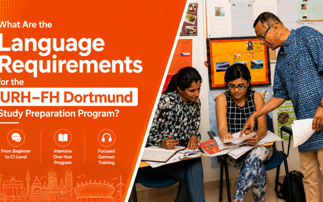 What Are the Language Requirements for the URH–FH Dortmund Study Preparation Program?