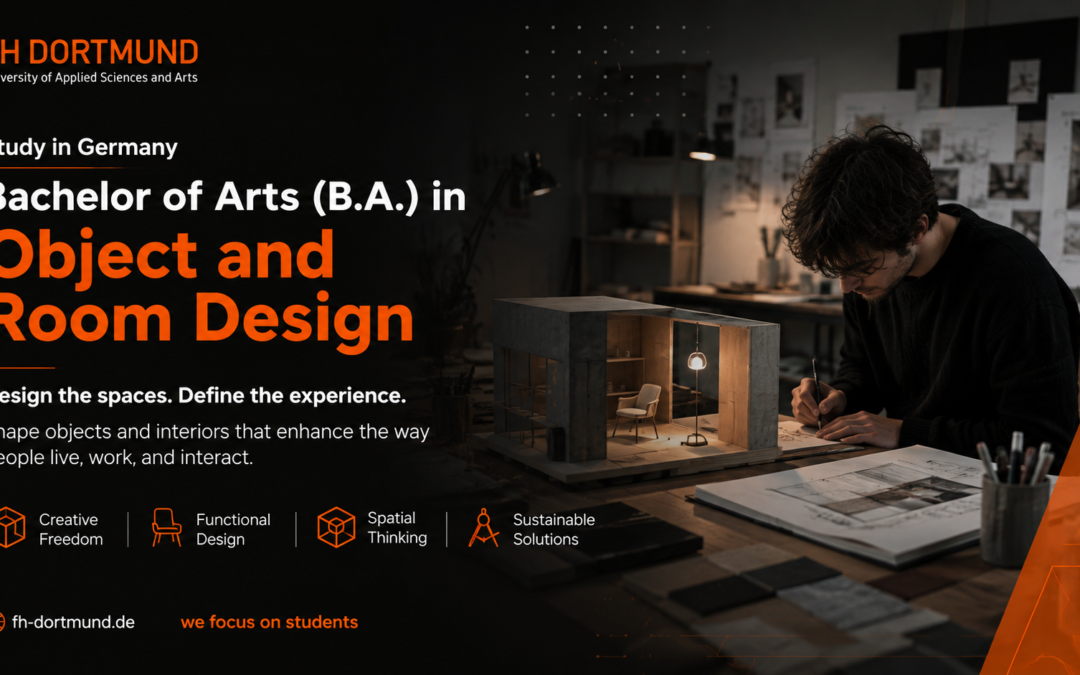 Bachelor of Arts (B.A.) in Object and Room design at FH Dortmund, Germany